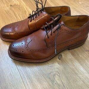 Becket Simonon burnished brogue oxfords